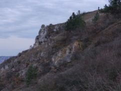 Odvas-hegy az író-hegyi kőfejtőből